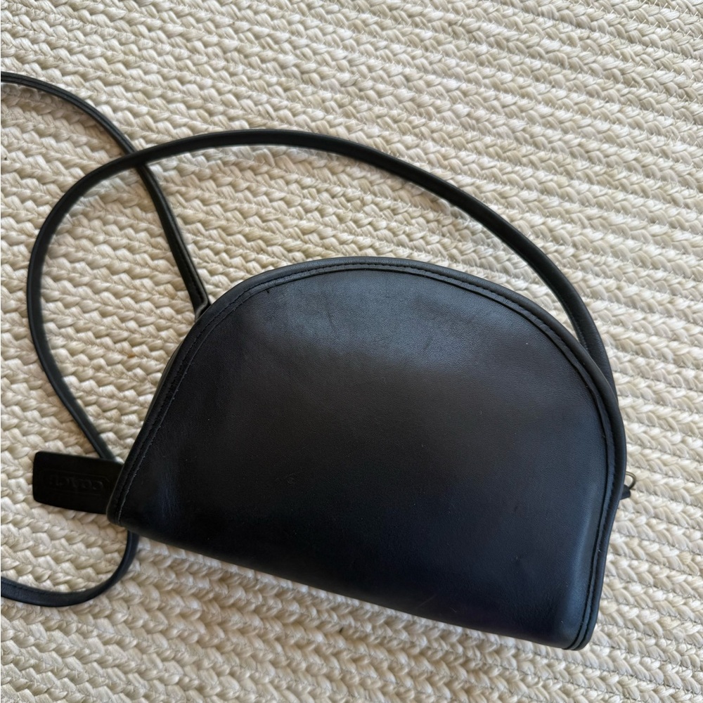 Vintage Coach Kimball Black Crossbody Bag - Made in USA ✨RARE✨